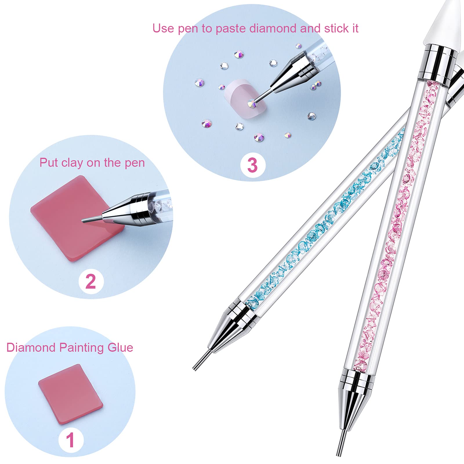 Tatuo compact nail art tool fits in pockets for on-the-go decorating.