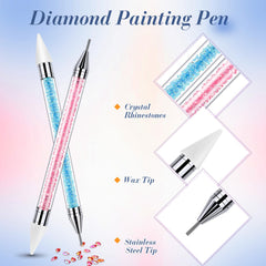 Tatuo wax tip helps pick up rhinestones quickly during nail art sessions.