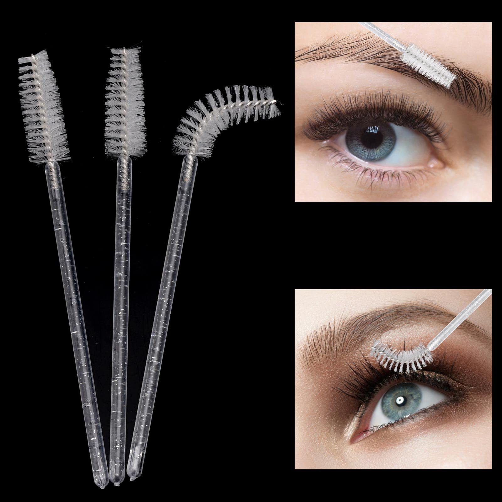 Tbestmax bendable brush head spoolie showing flexible grooming tool