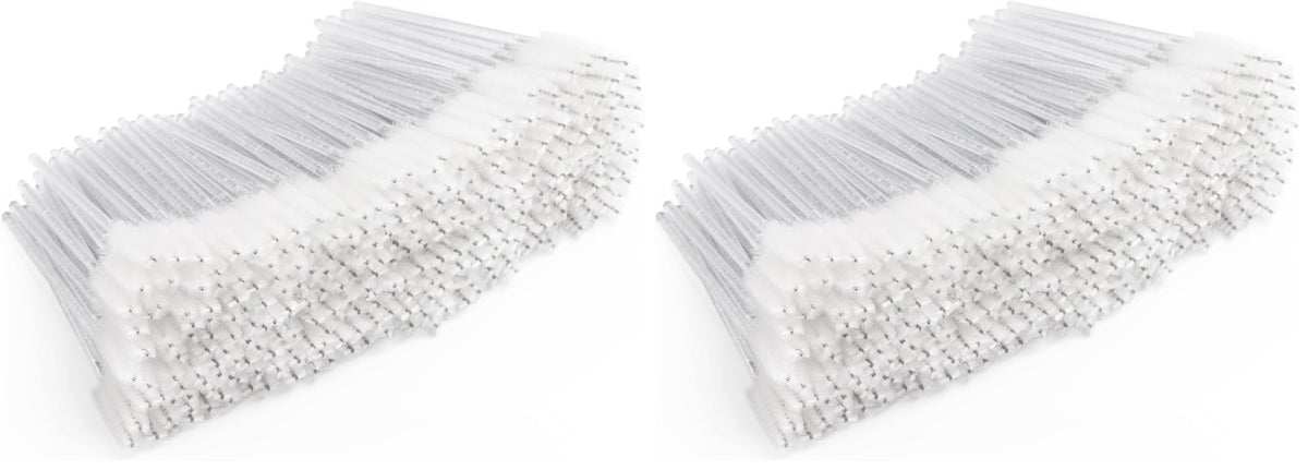Tbestmax crystal spoolies lash wands in white for clean lash extensions