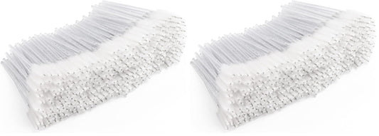 Tbestmax crystal spoolies lash wands in white for clean lash extensions