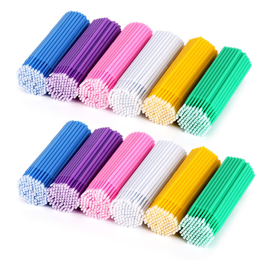 Tbestmax micro applicator brushes assortment for precise makeup touch-ups and detail cleaning.