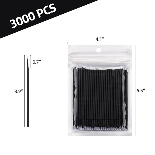 Tbestmax disposable micro-swabs for hygienic lash extensions and makeup cleanup.
