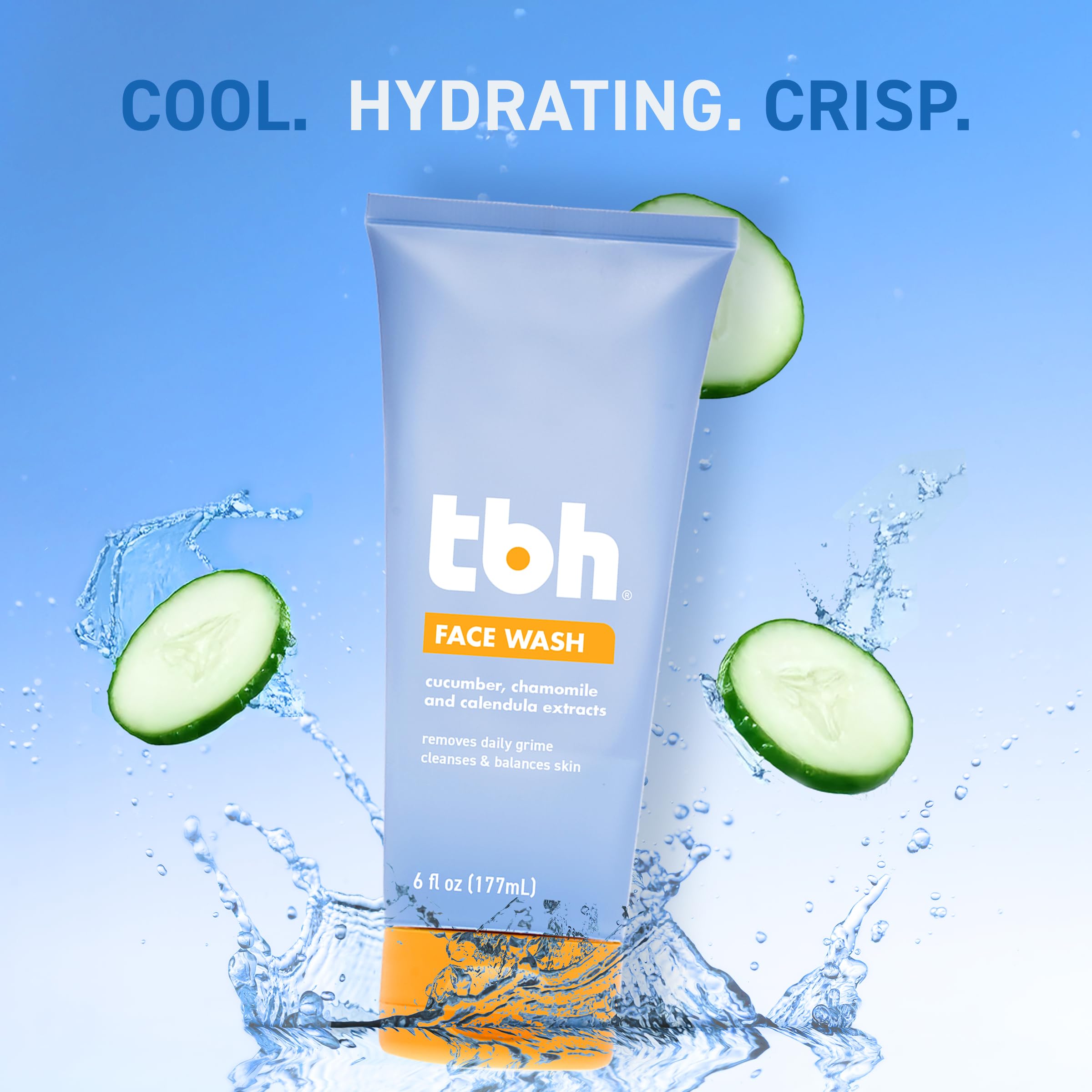 TBH Kids Gentle Gel Face Wash with chamomile and calendula for gentle soothing