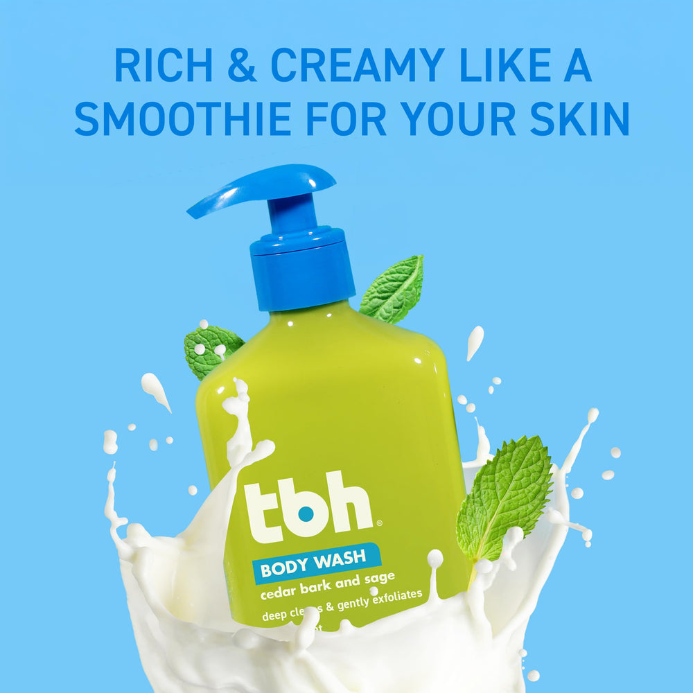 TBH Kids & Teens lather closeup showing rich foam for kids.