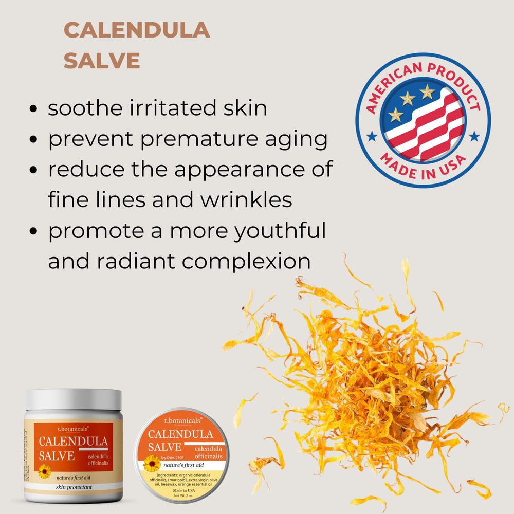t.botanicals Calendula Salve hands-application demonstrates quick moisturization in daily routines