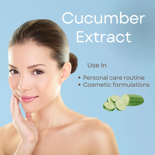 Dropper of cucumber glycerite for easy addition to skincare formulas