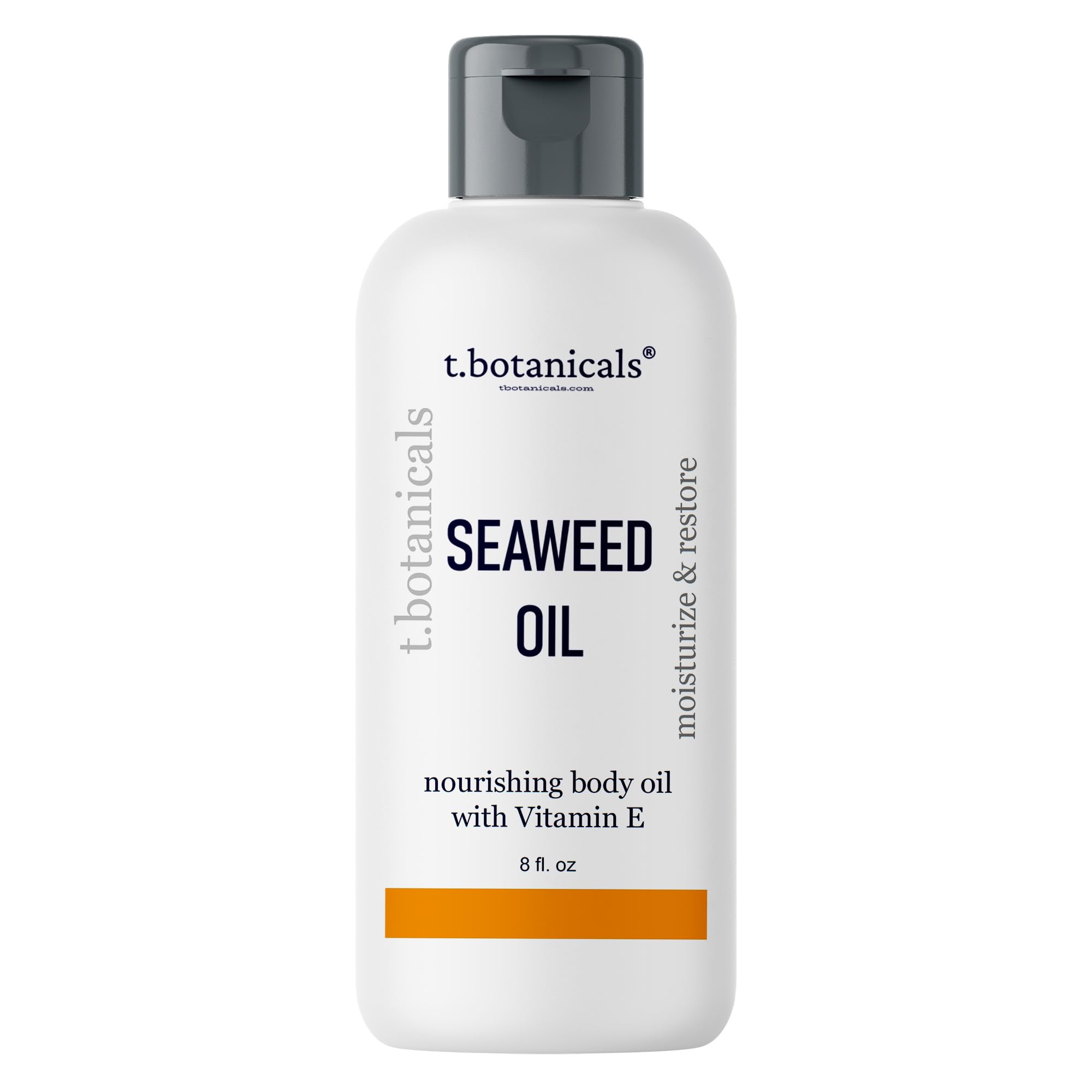 t.botanicals Seaweed Body Oil bottle showing fast-absorbing hydration