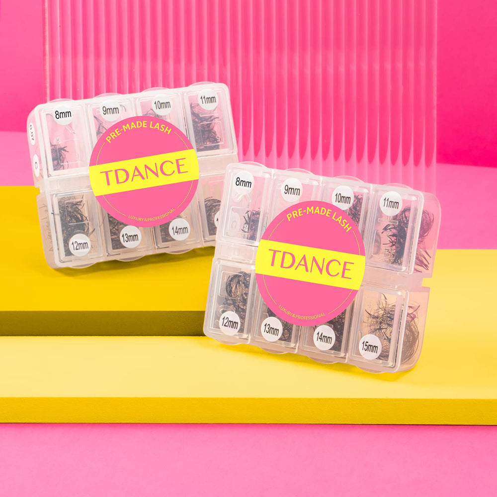 TDANCE beginner-friendly lash fans supporting faster lash sets