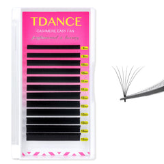 TDANCE Cashmere Easy Fan Lashes soft fibers for featherweight fans