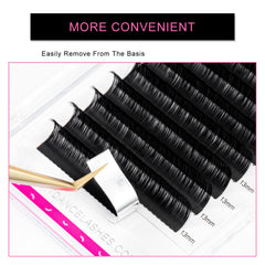 TDANCE matte black ultra-thin lashes 0.03-0.18mm for light, comfortable wear