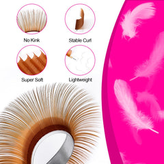 TDANCE premium PBT material lashes feel soft and mink-like