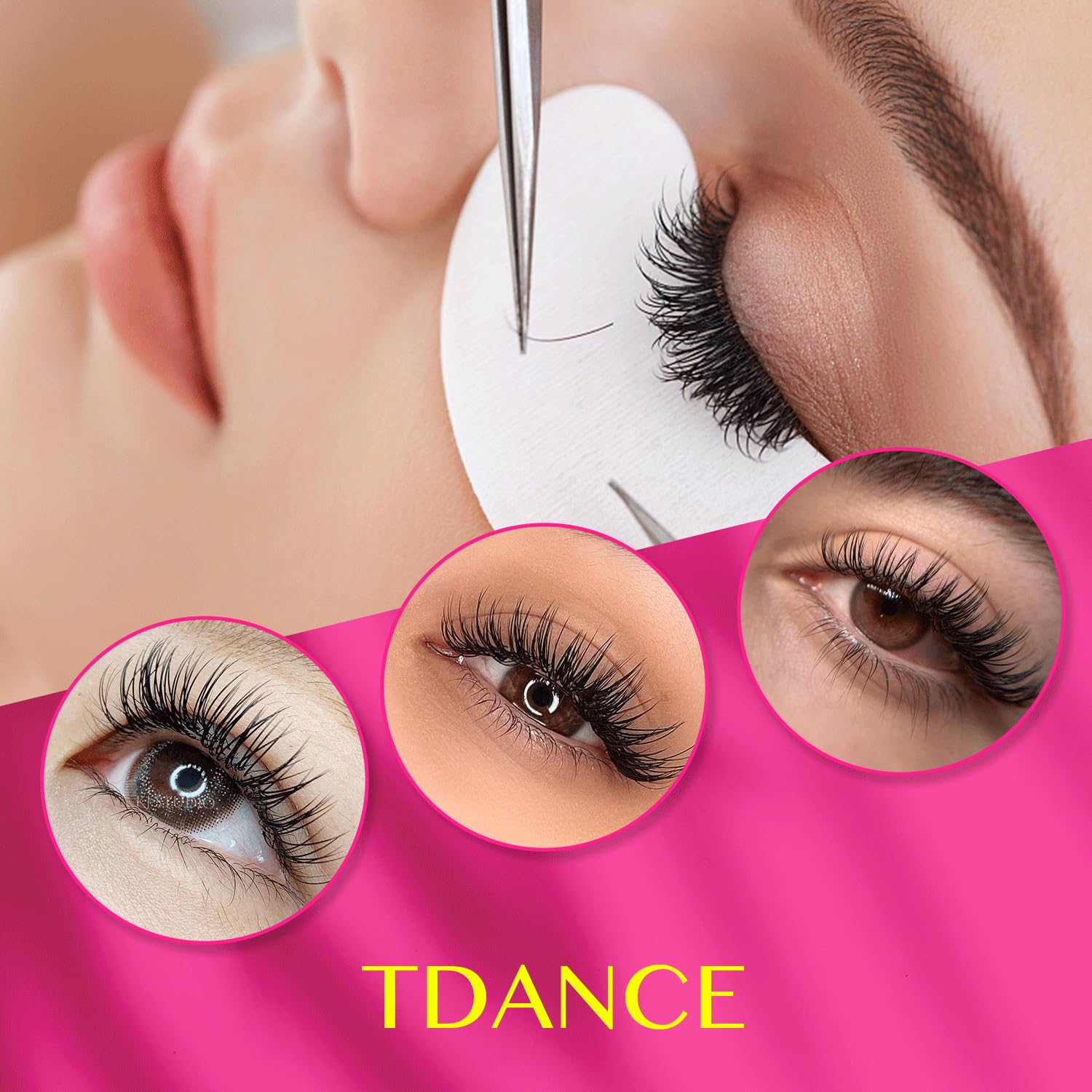 TDANCE salon professional use suited for focused lash artistry.