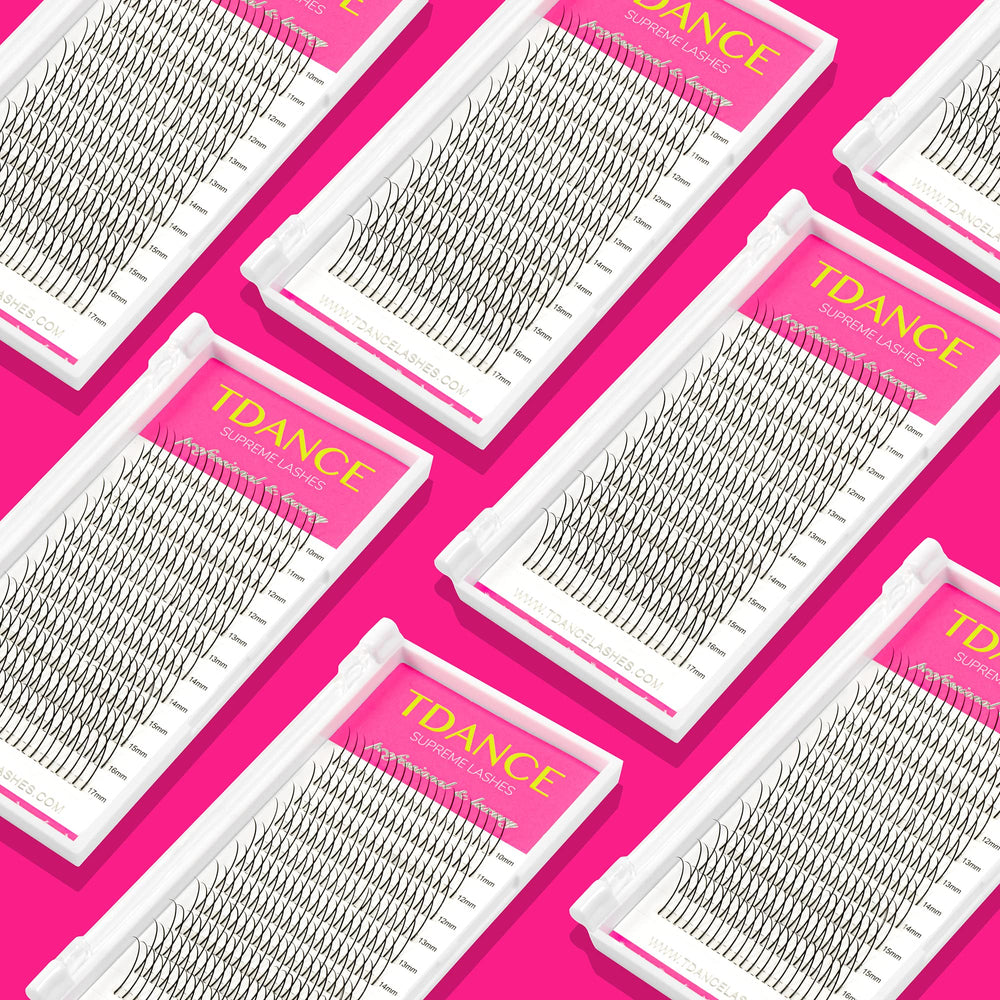TDANCE Spikes lash extensions designed for beginners to achieve consistent dramatic sets.