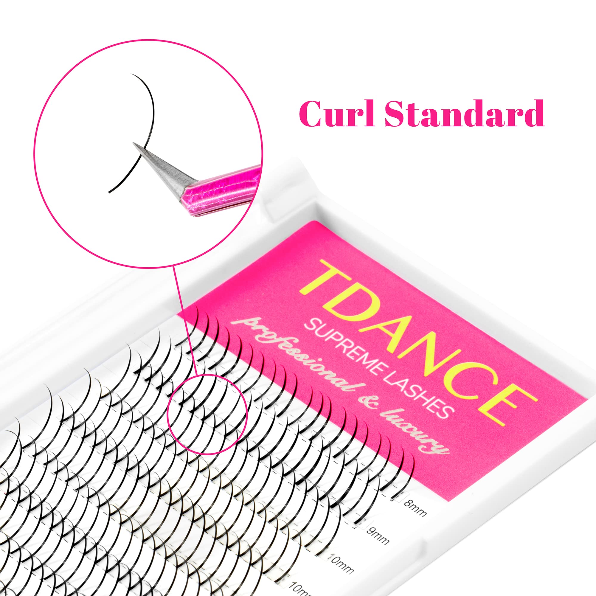 TDANCE Premade Spikes fans closeup with magnetized roots for easy placement.