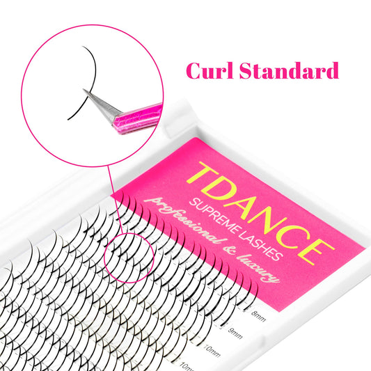 TDANCE Premade Spikes fans closeup with magnetized roots for easy placement.
