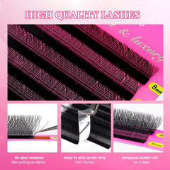 TDANCE YY lash extensions in a quick application demonstration