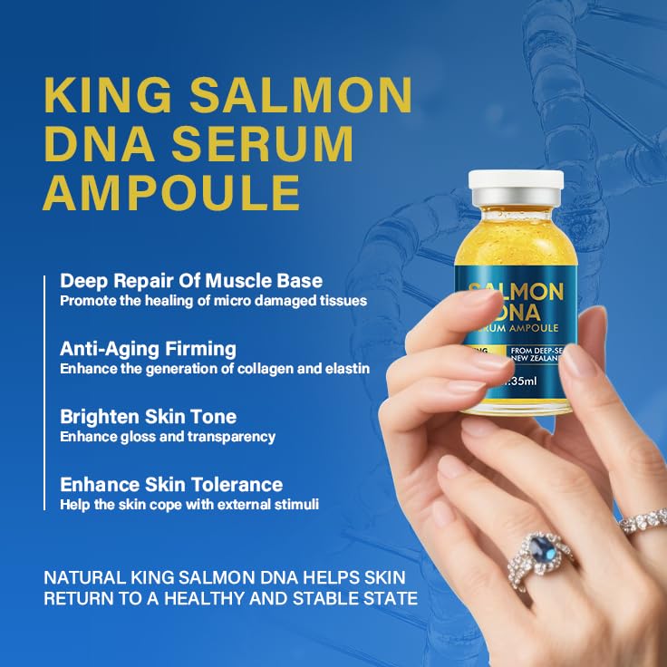 TDZLDM Salmon DNA serum delivers lasting moisturization without greasiness.