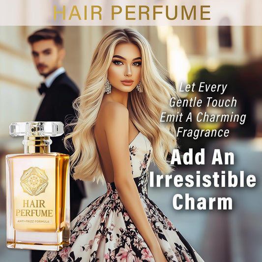 TDZLDM Hair Perfume spray distance demonstrating easy application and refreshment.