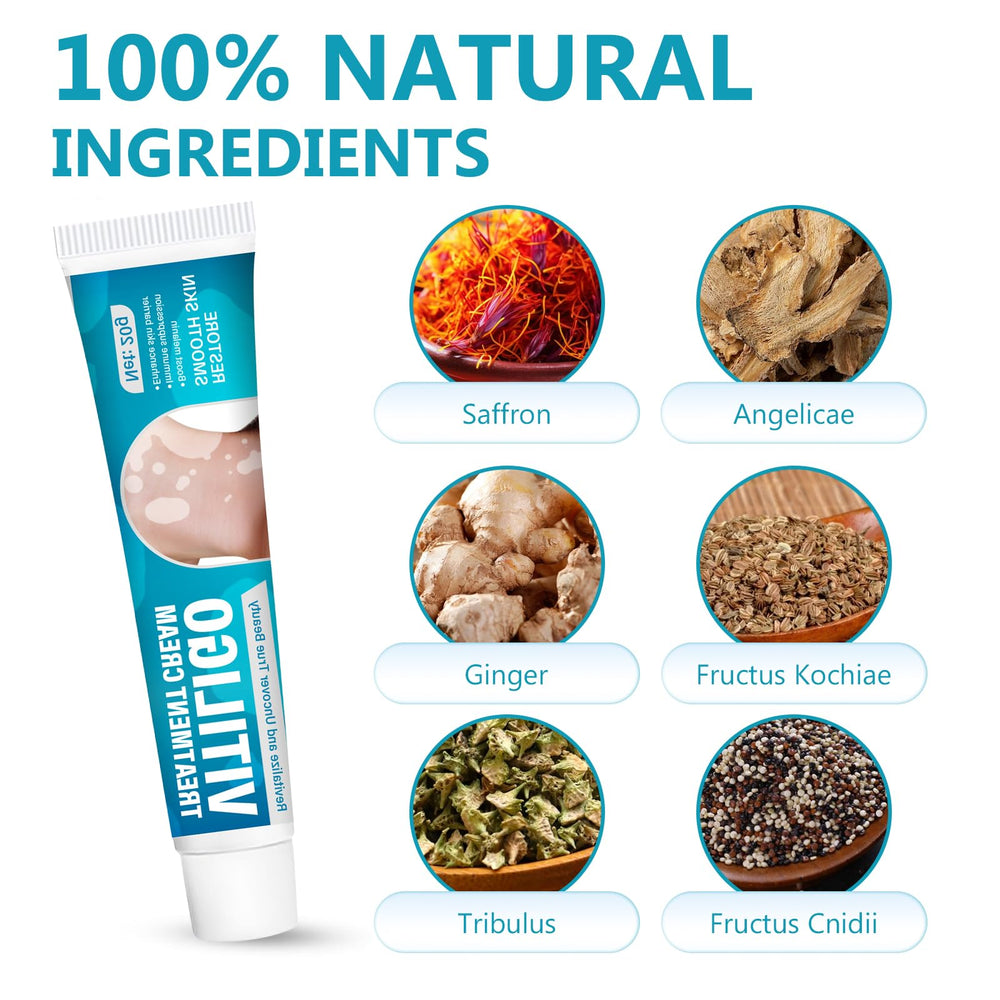 TDZLDM Vitiligo Cream on body skin with quick absorption.