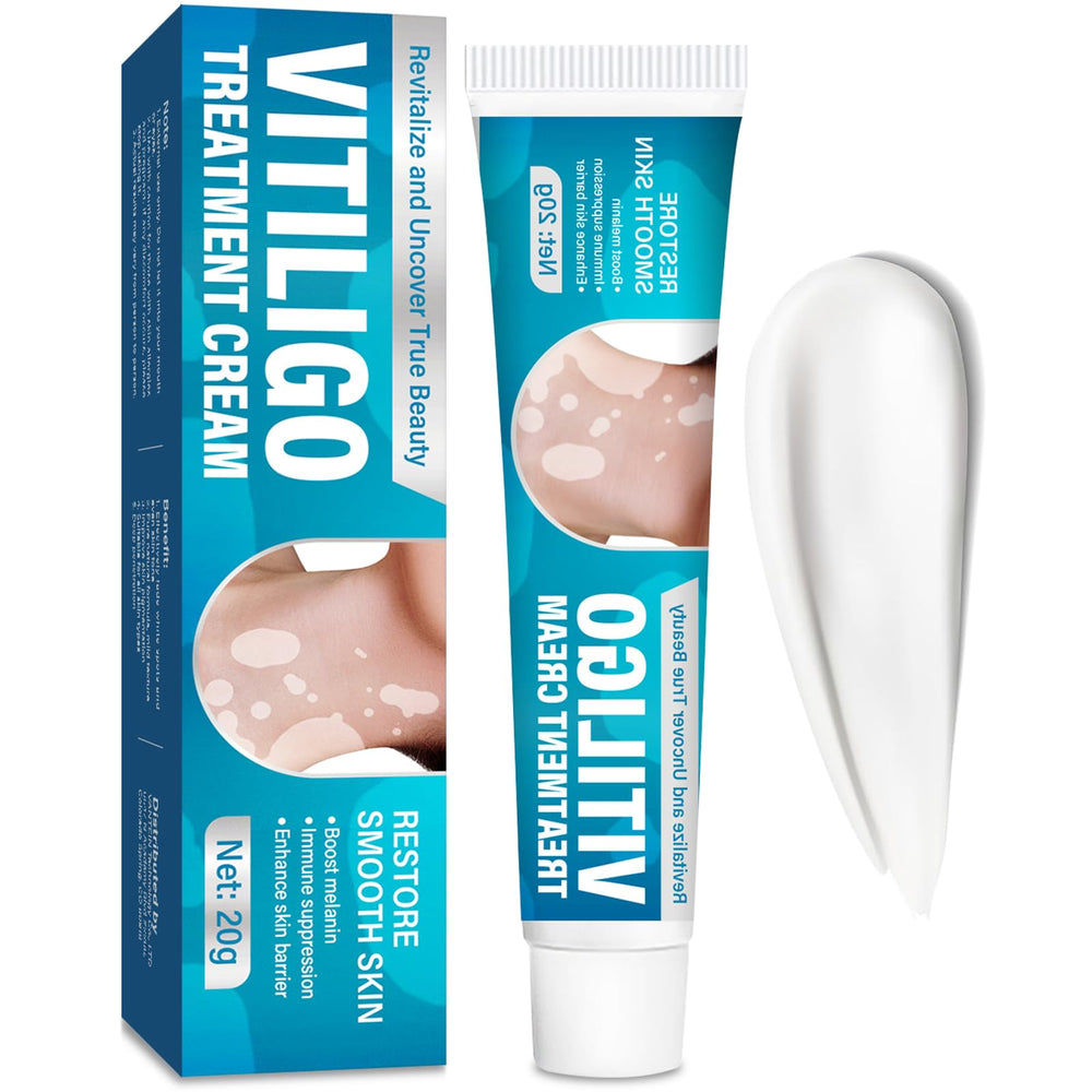 TDZLDM Vitiligo Cream tube shown for easy daily application on affected skin.