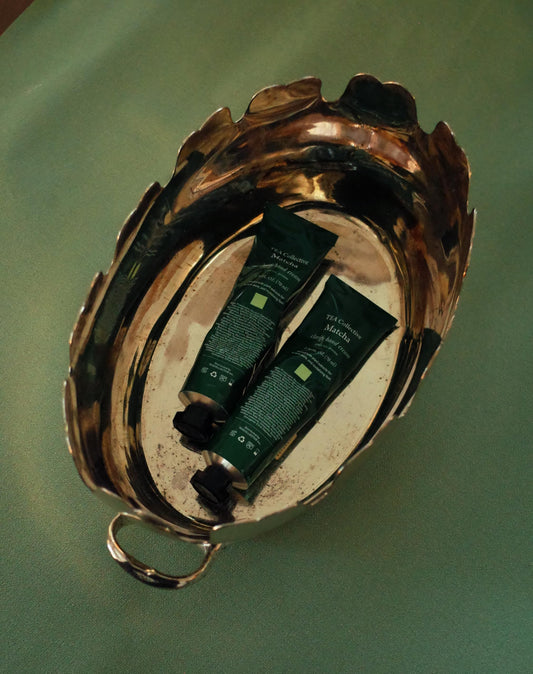 Tea Collective Clarify Hand Cream fast-absorbing texture on skin for quick hydration
