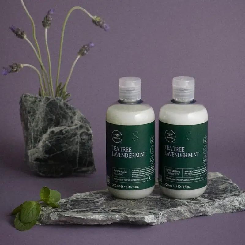 Spa-inspired scene with lavender and mint for a relaxing aromatherapy vibe.