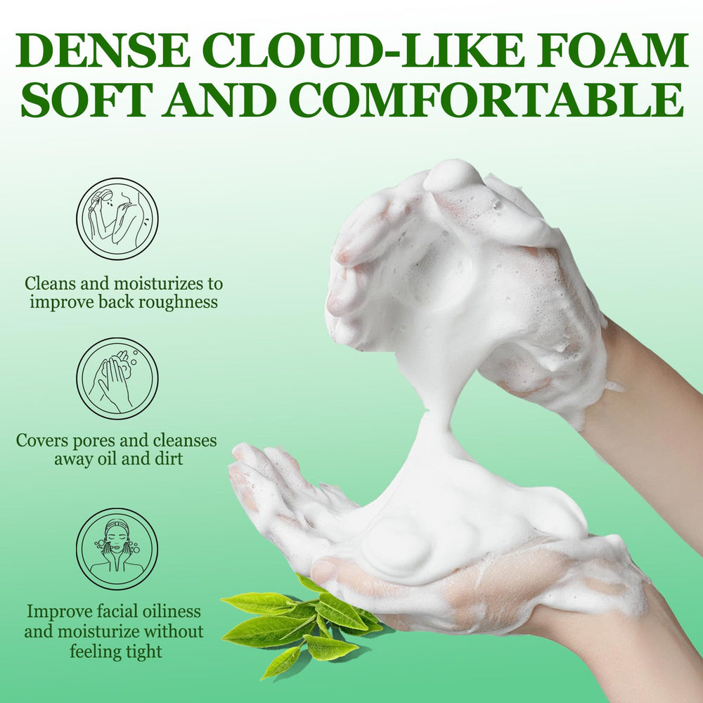 Tea Tree Soap resting in wash area signals daily refreshing routine.
