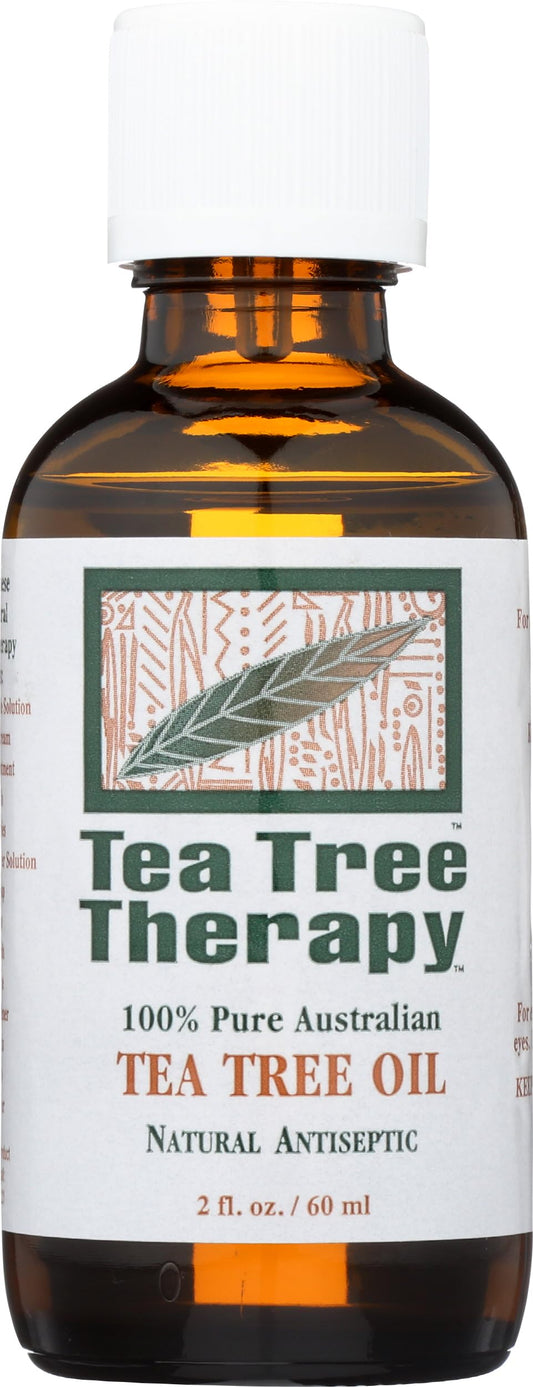 Tea Tree Therapy Tea Tree Oil bottle ready for skin-friendly cleansing and aromatherapy use.