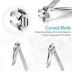 Teamkio stainless steel nail clippers for precise trimming