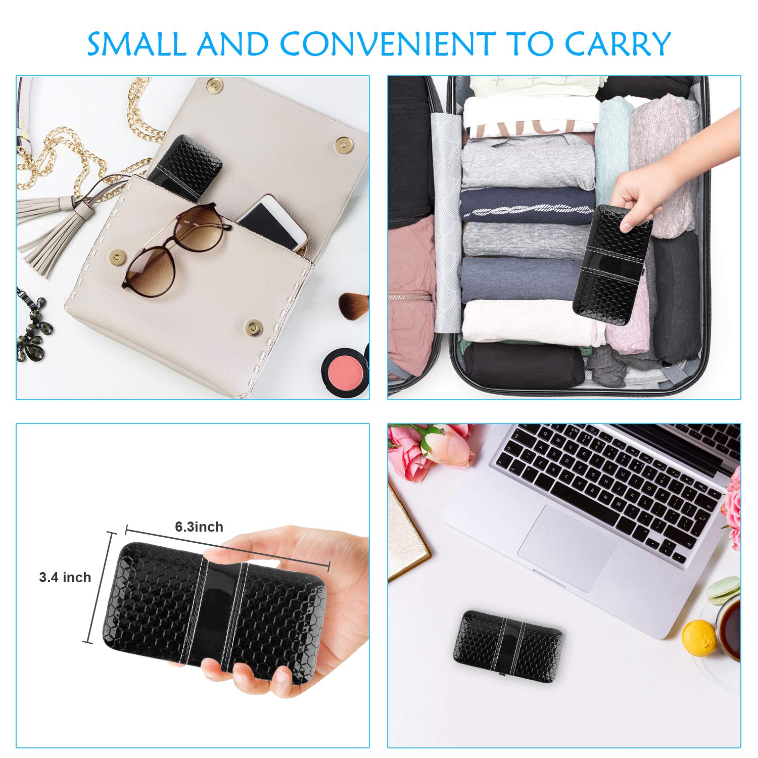 Teamkio travel grooming kit fits neatly in a handbag