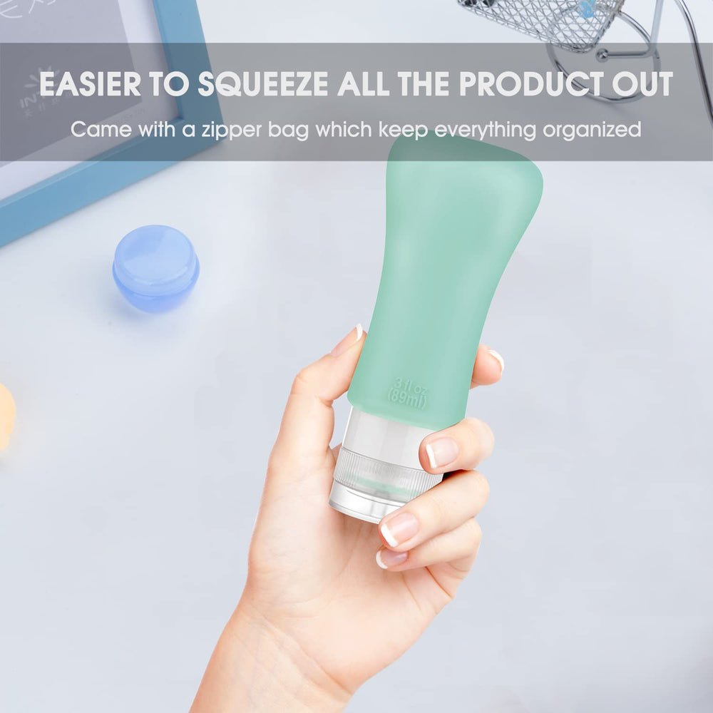 Teapile airline-friendly bottles fit neatly in carry-on bags