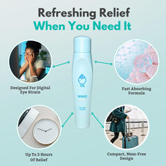 Under-eye application showing hydration and smooth texture for a refreshed look.