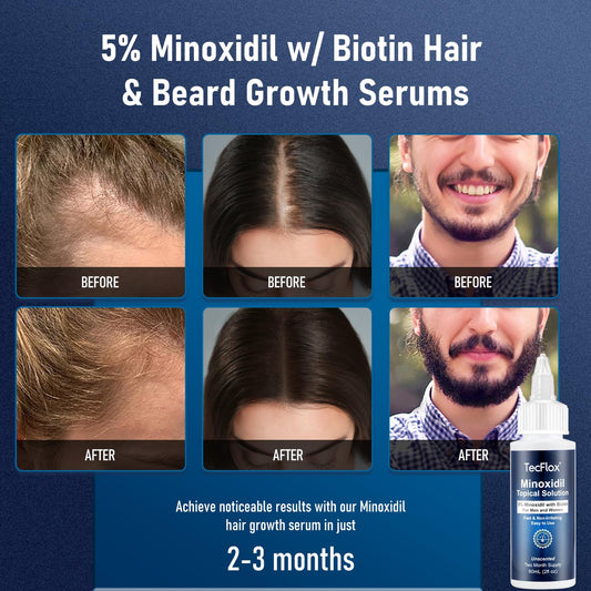tecflox spiral-cap design with precision nozzle for targeted scalp application.