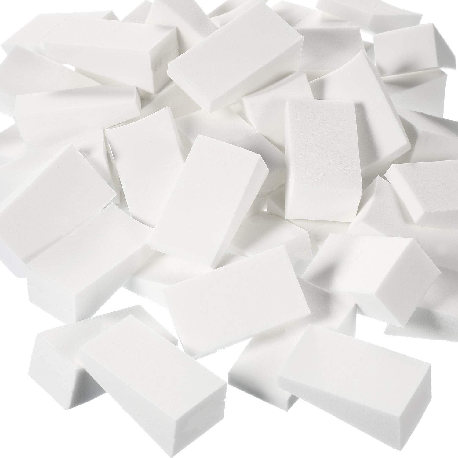 TecUnite makeup sponge set packaging shows white wedge shapes for clean blending.