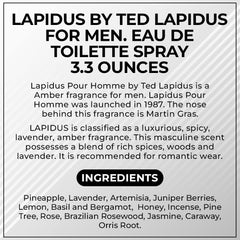 Lapidus by Ted Lapidus for Men lifestyle shot suggests versatile everyday wear.