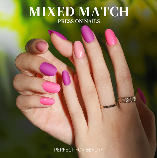 Teenitor 12 sizes oval nails showing precise fit for every nail