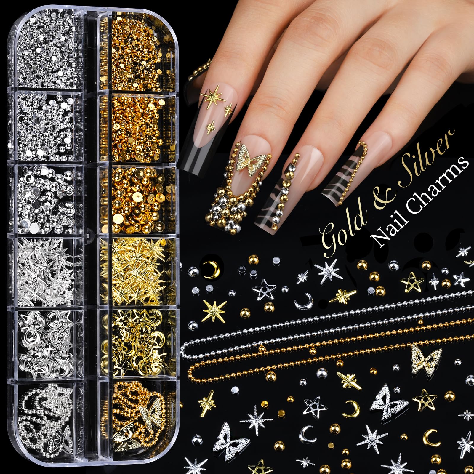Teenitor nail art stickers to quickly add patterns and color.