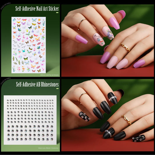 Teenitor medium-length coffin nails ready for stylish everyday wear.