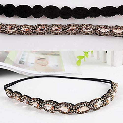 Teenitor delicate beaded headband workmanship highlights elegant accessory details