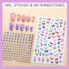 Teenitor nail files pair for shaping and smoothing edges