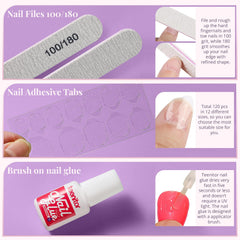 Teenitor press-on nails showcase salon-like results at home.