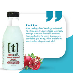 Natural extracts such as blueberry and hibiscus visible.