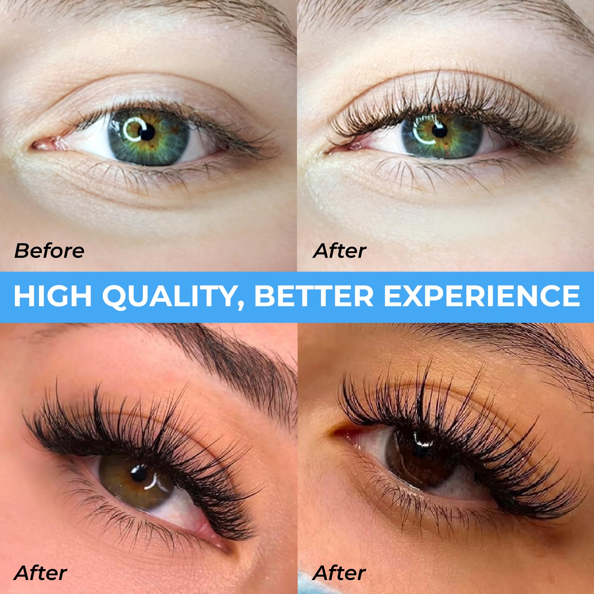 TEGAN LASH easy-application premade fans save time on lash sets.