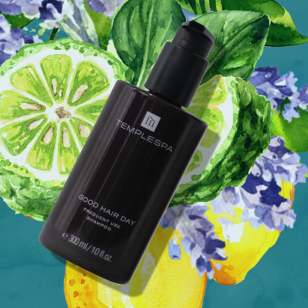 TEMPLESPA Good Hair Day luxury daily care on shelf