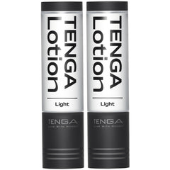 TENGA Light Lotion TLO-003 Black bottle front view showing two-pack value