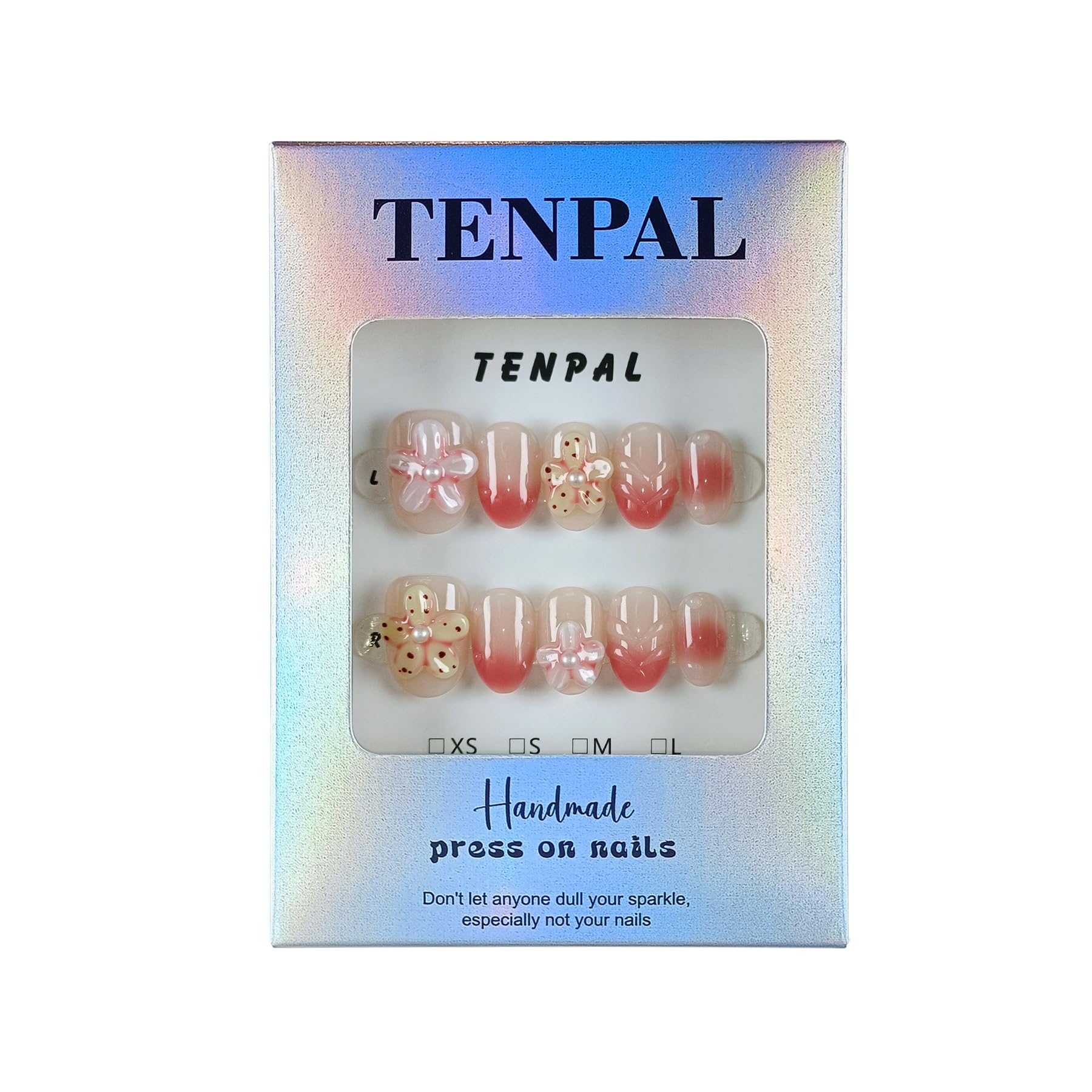 TENPAL beach-ready nails with glossy gradient for vacation looks.