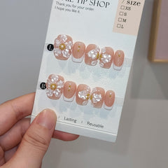 TENPAL double-sided nail file to refine shape and length.