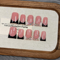 TENPAL duckbill tips in pink-black design for versatile daily wear.