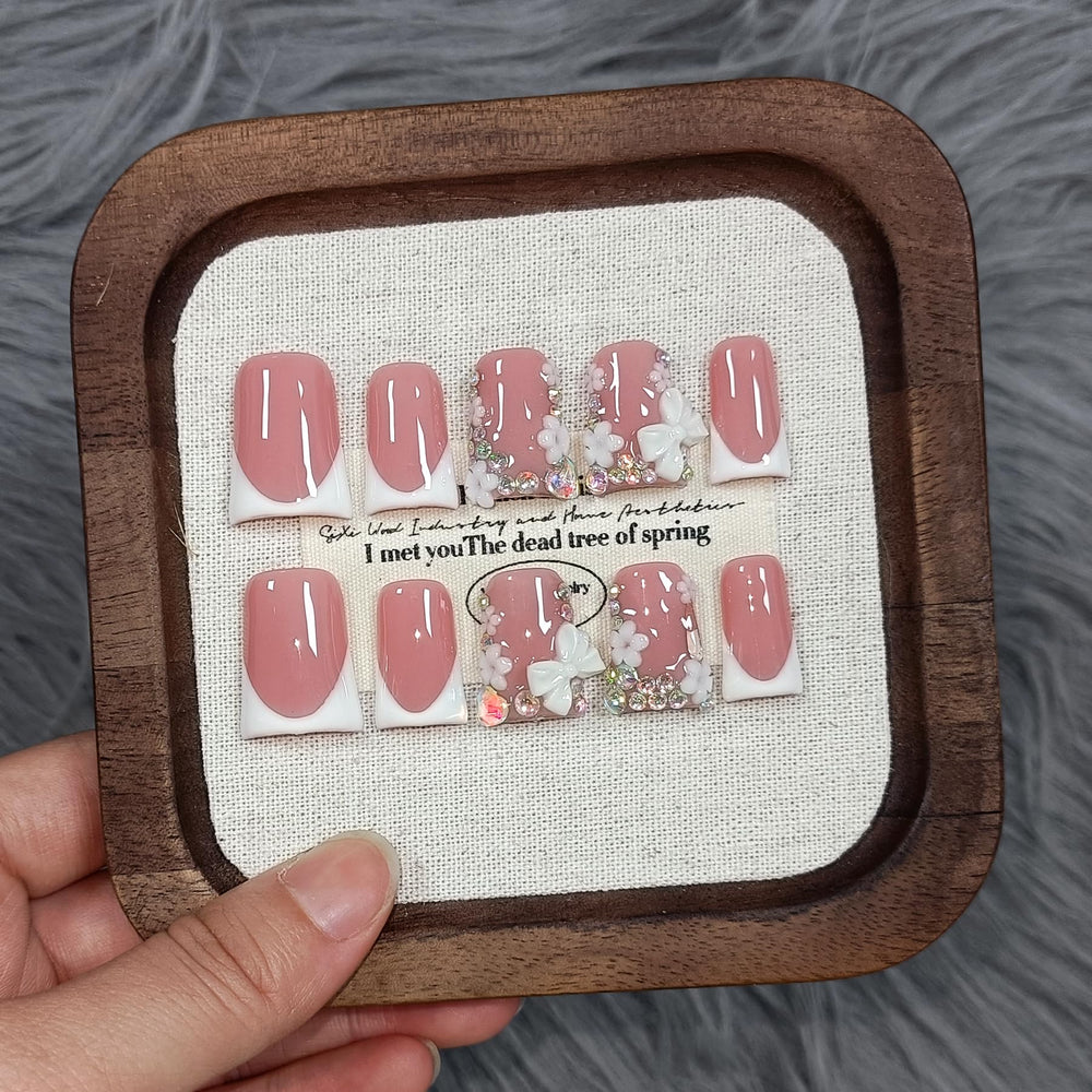 TENPAL French-tip press-on nails deliver a chic, glossy look without UV light